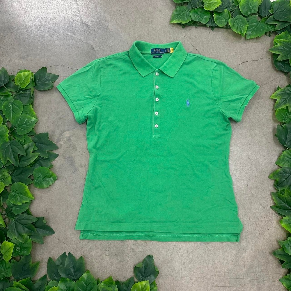 Polo Ralph Lauren Green Slim Fit Polo Shirt